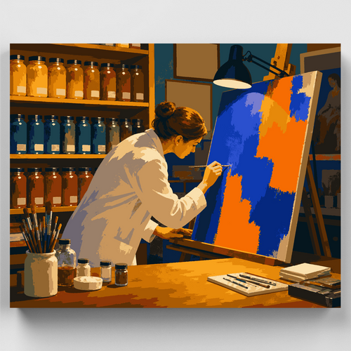 Artist in Studio - Paint by Numbers Kit