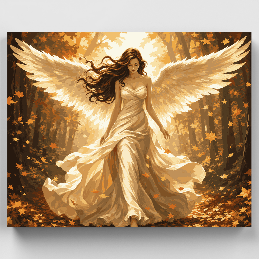 Autumn Angel Wings - Paint by Numbers Kit