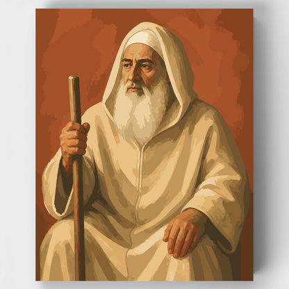 Baba Sali Portrait - Paint by Numbers Kit