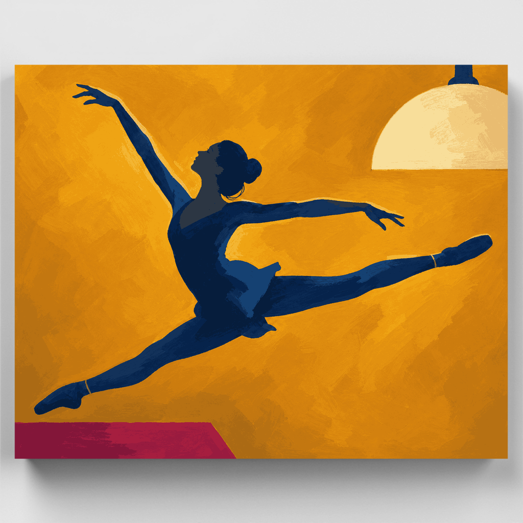 Ballerina Leap - Paint by Numbers Kit