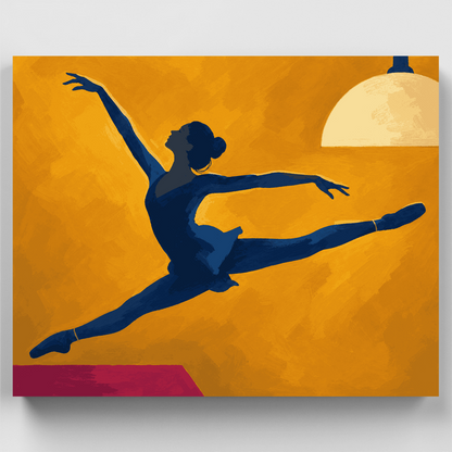 Ballerina Leap - Paint by Numbers Kit
