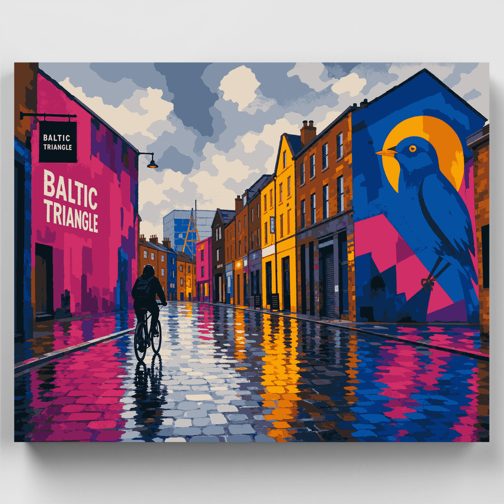 Baltic Triangle Cyclist - Paint by Numbers Kit