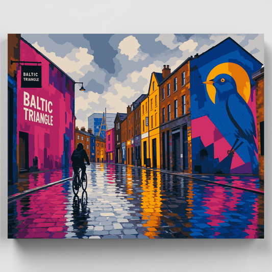 Baltic Triangle Cyclist - Paint by Numbers Kit