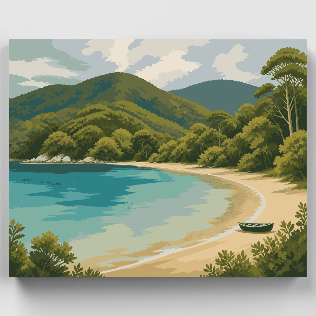 Laguna Bark Bay - Kit de pintura por números — Estándar