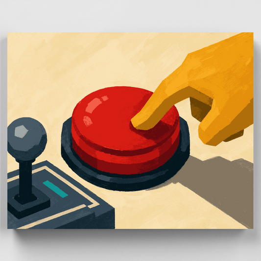 Big Red Button - Paint by Numbers Kit