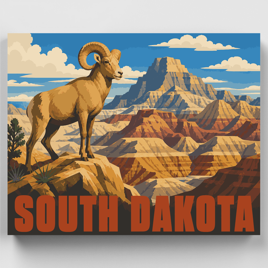 Centinela de Bighorn Ridge - Kit de pintura por números — Estándar