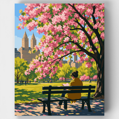 Blossom Canopy Reader - Paint by Numbers Kit
