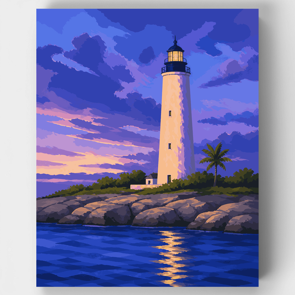 Hora azul en Boca Chita - Kit de pintura por números — Estándar