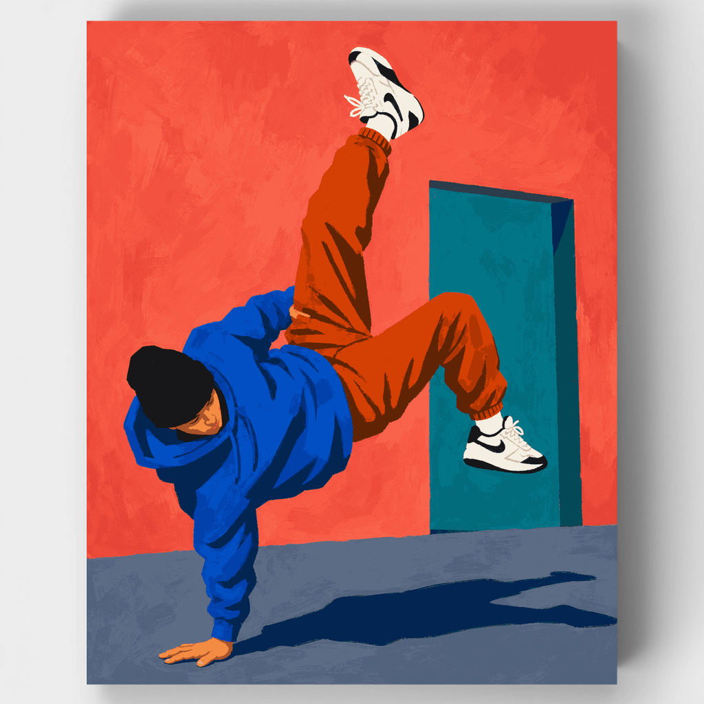 Breakdance Freeze - Paint by Numbers Kit