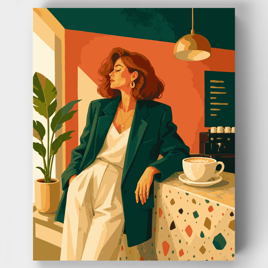 Café Daydream - Paint by Numbers Kit