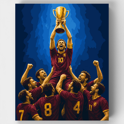 Champion's Trophy Lift - Paint by Numbers Kit