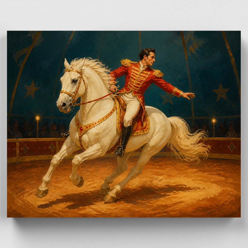 Circus Ring Gallop - Paint by Numbers Kit