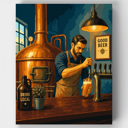 Copper Kettle Brewhouse - Paint by Numbers Kit