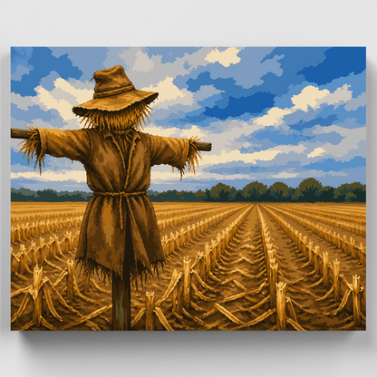 Cornfield Scarecrow - Paint by Numbers Kit