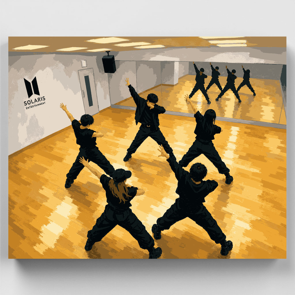 Dance Practice Session - Paint by Numbers Kit