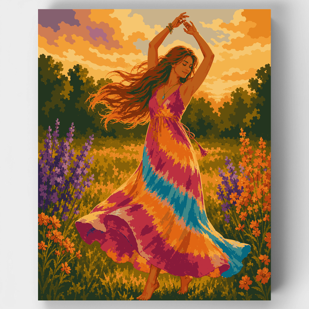 Dancing in Bloom - Paint by Numbers Kit