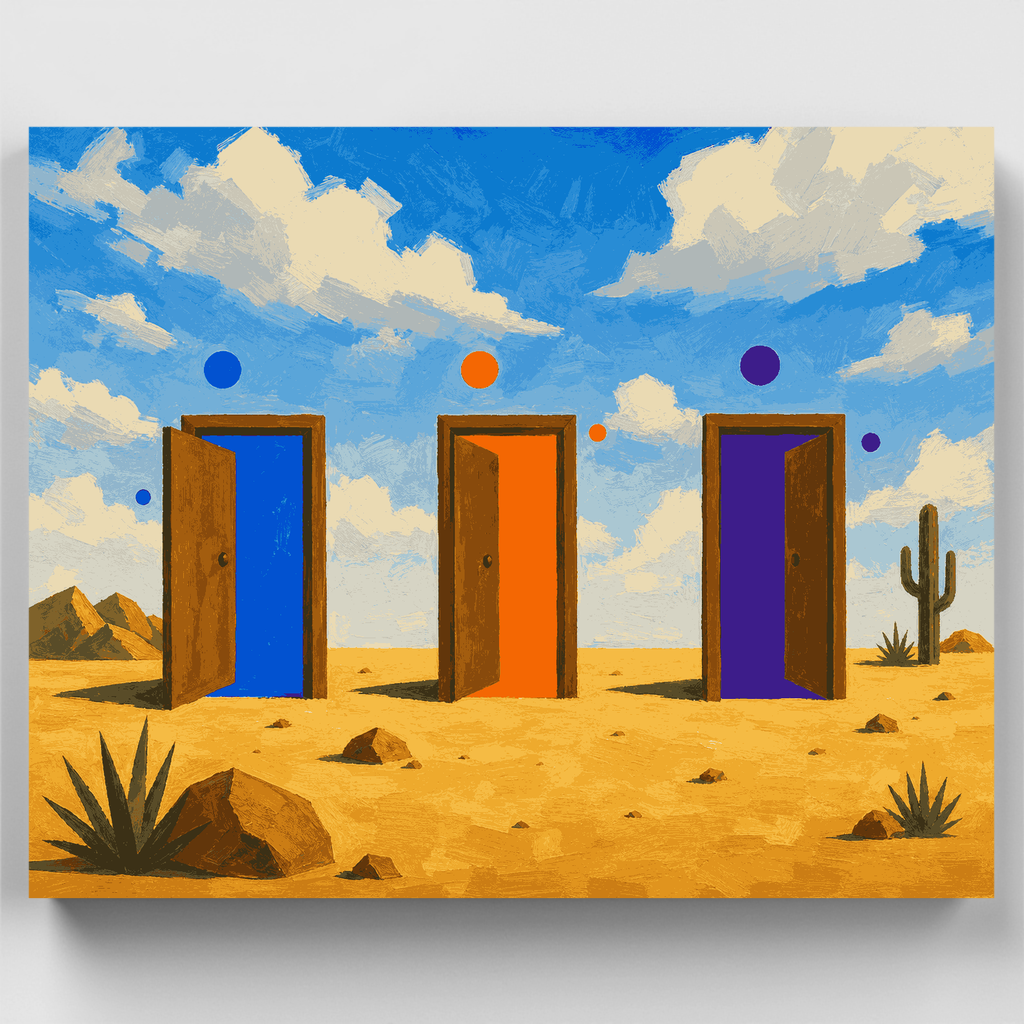 Puertas del desierto - Kit de pintura por números — Estándar