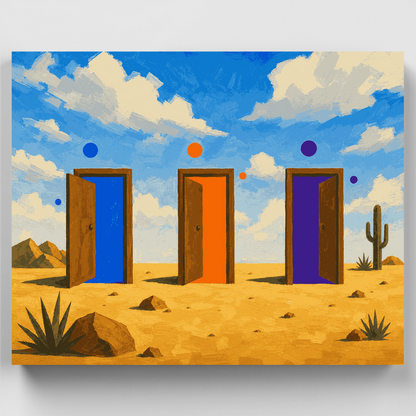 Desert Doorways - Paint by Numbers Kit