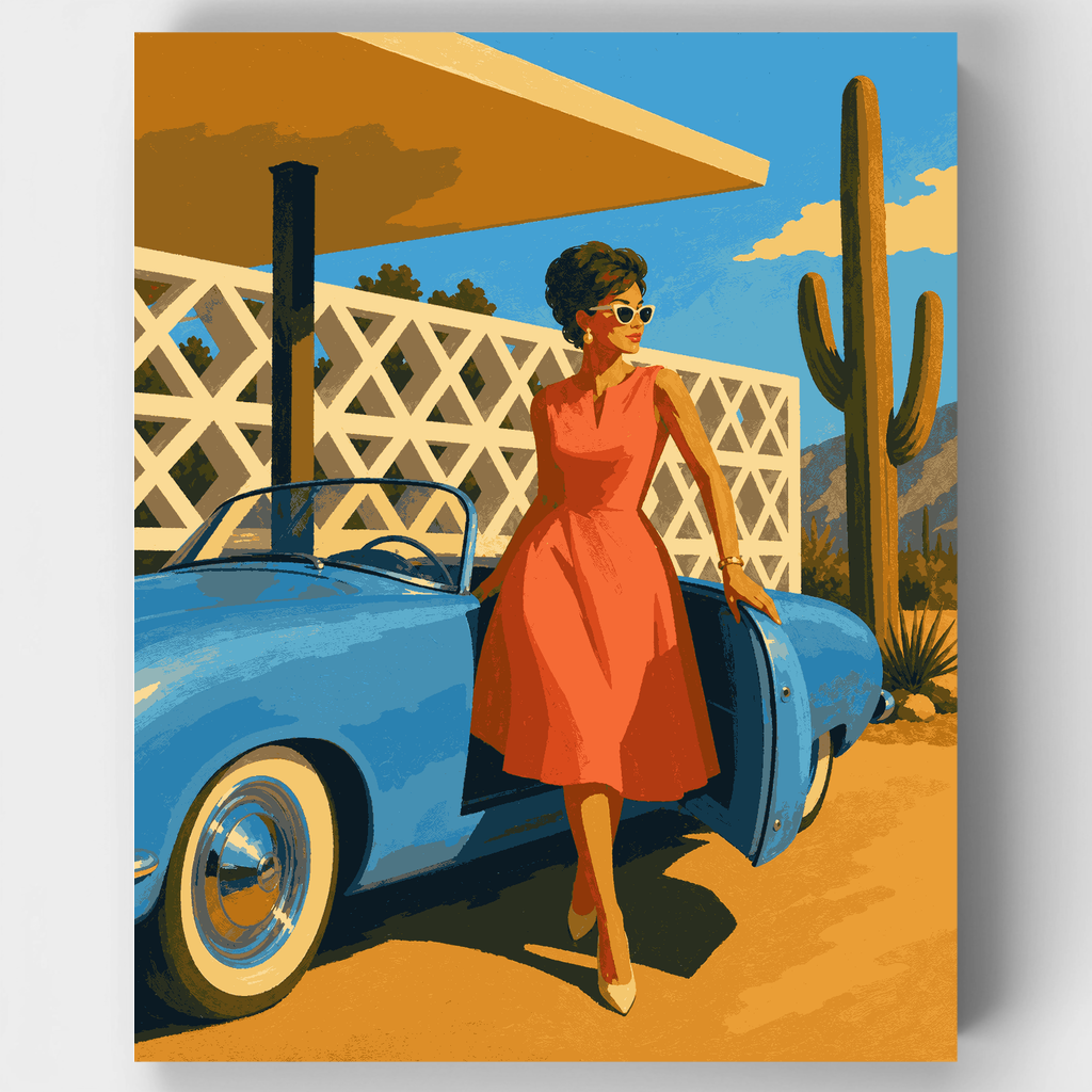 Glamur del desierto - Kit de pintura por números — Estándar