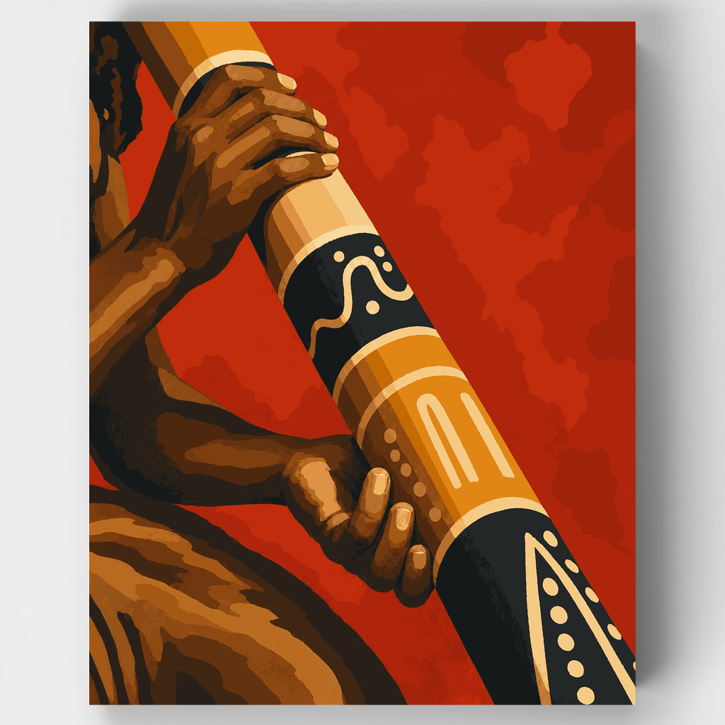 Didgeridoo Grip - Paint by Numbers Kit