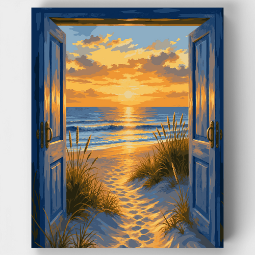 Doorway to the Shore - Paint by Numbers Kit