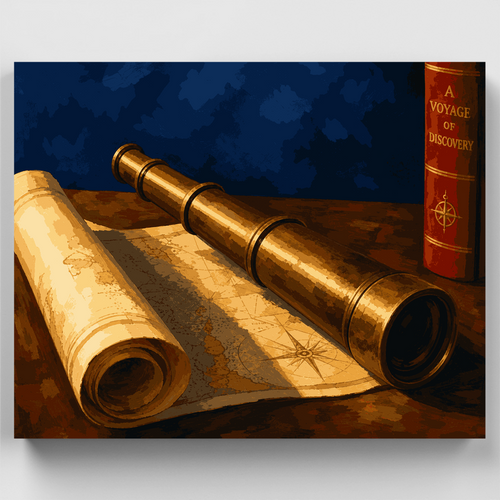 Explorer's Still Life - Paint by Numbers Kit