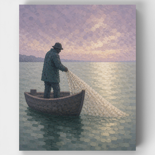 Fisherman's Dawn Net - Paint by Numbers Kit