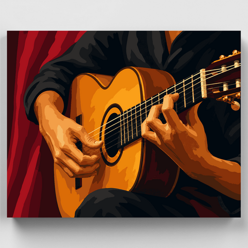 Flamenco Guitar Hands - Paint by Numbers Kit