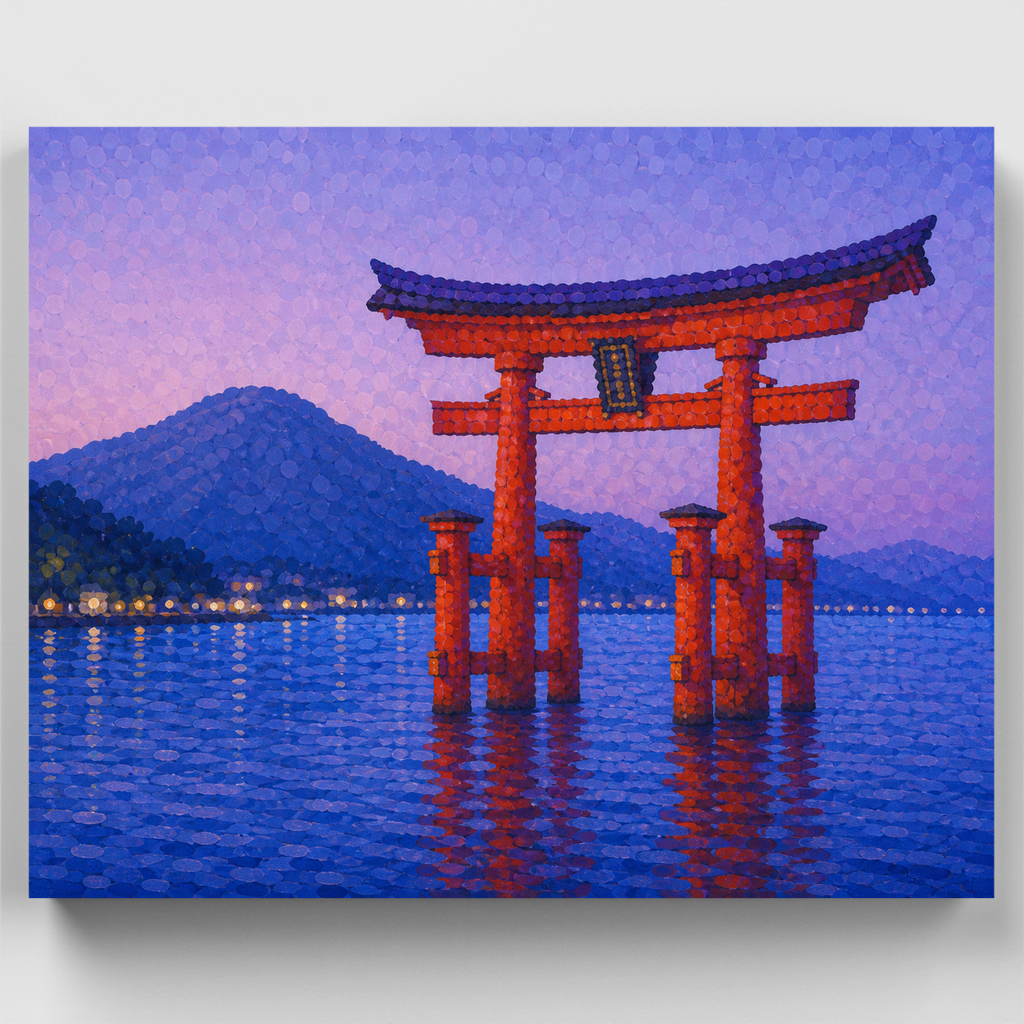 Torii flotante - Kit de pintura por números — Estándar