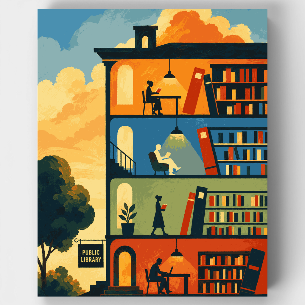 Suelos de Conocimiento - Kit de pintura por números — Estándar