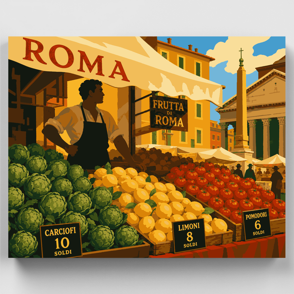 Frutta di Roma - Paint by Numbers Kit