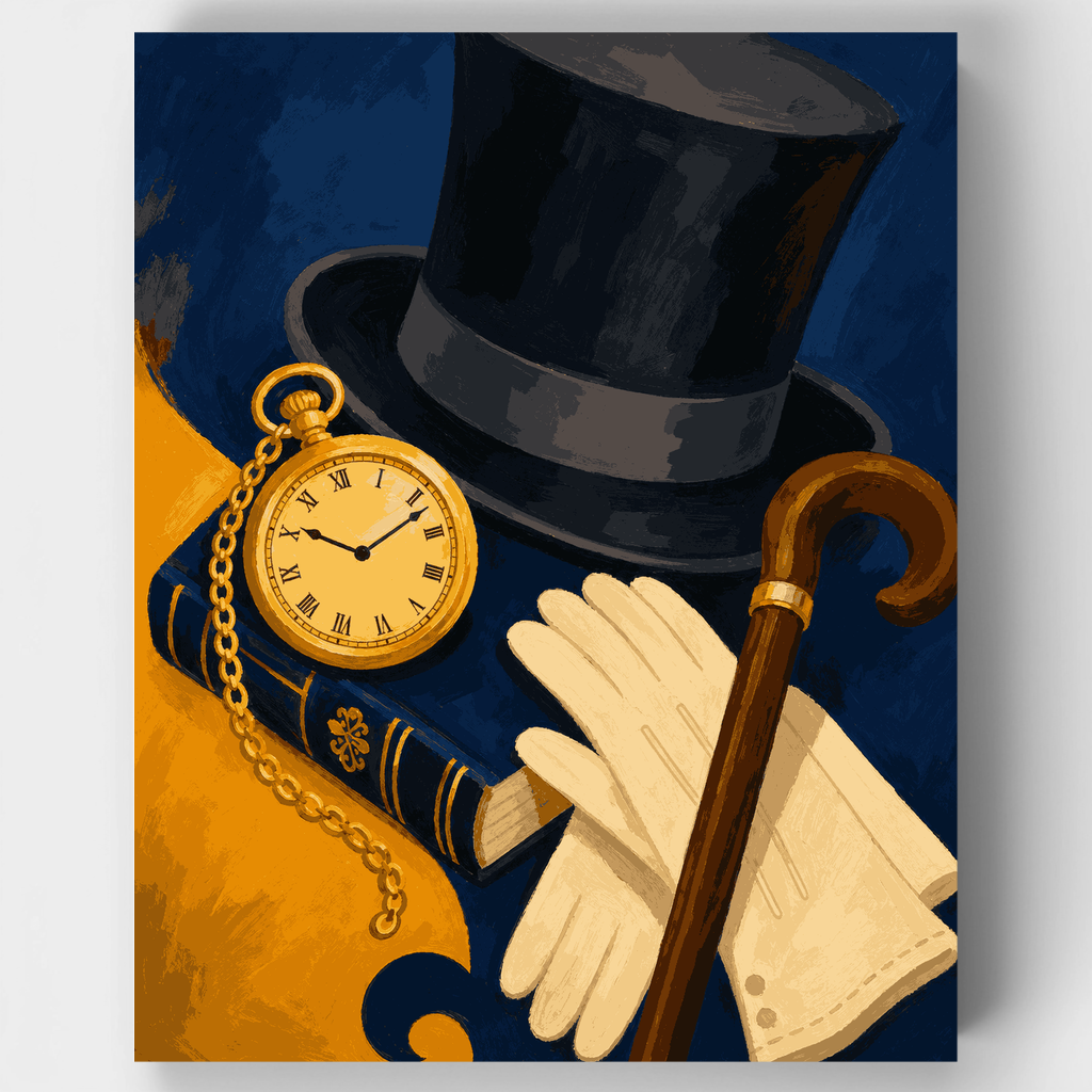 Esenciales para caballeros - Kit de pintura por números — Estándar