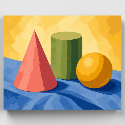Geometric Still Life - Paint by Numbers Kit