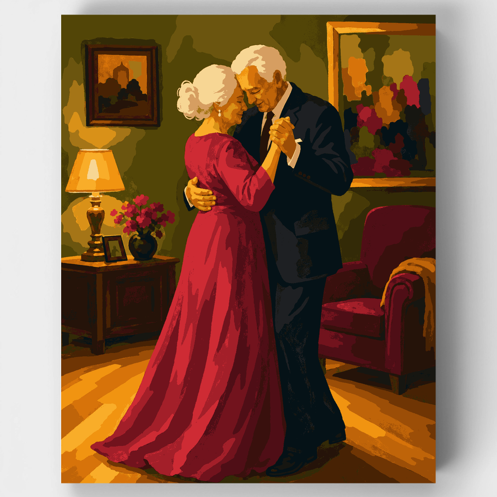 Vals de bodas de oro - Kit de pintura por números — Estándar
