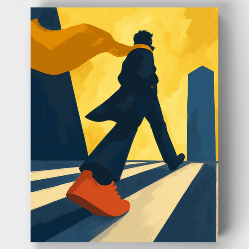 Golden Cape Stride - Paint by Numbers Kit