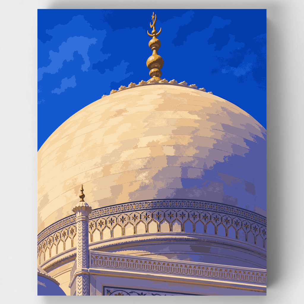 Golden Spire Dome - Paint by Numbers Kit