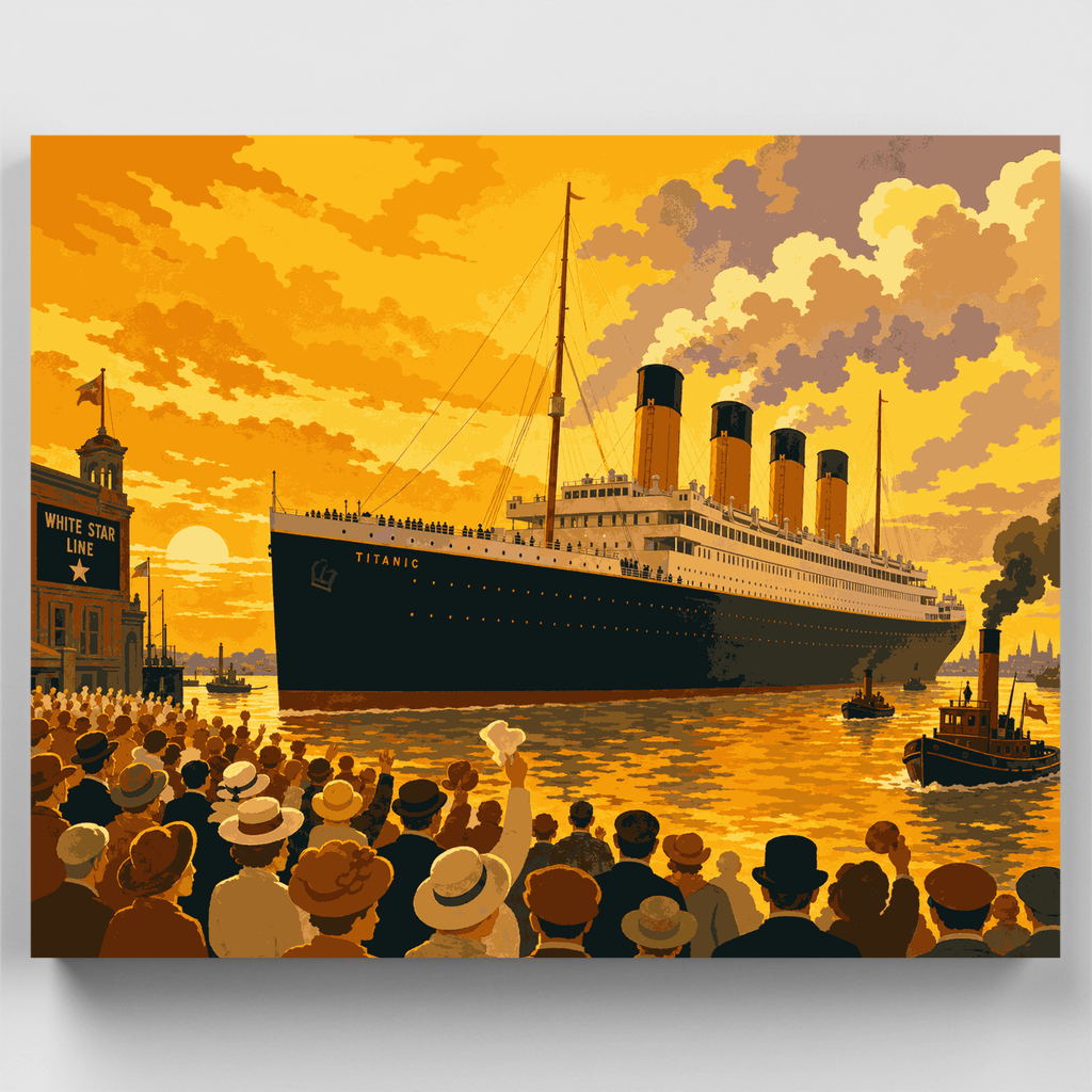 Grand Departure - Paint by Numbers Kit