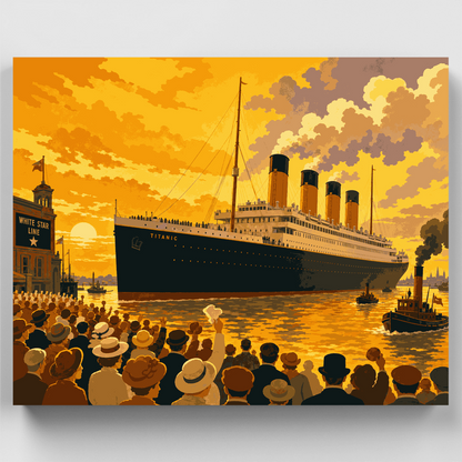 Grand Departure - Paint by Numbers Kit
