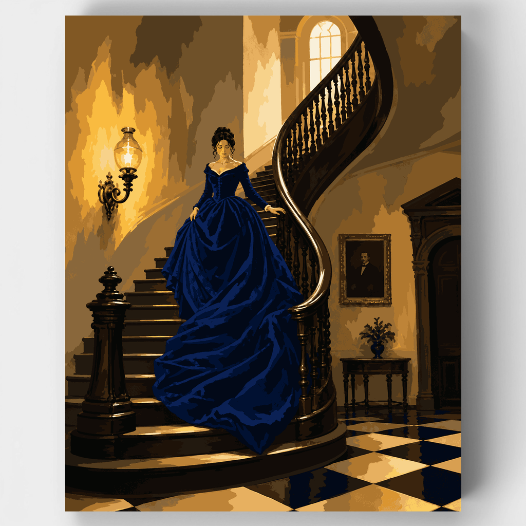 Descenso por la Gran Escalera - Kit de pintura por números — Estándar