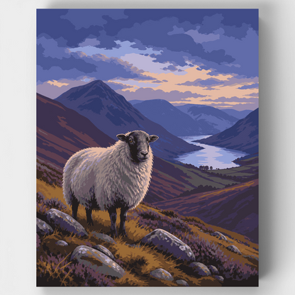Herdwick Sheep Fell - Paint by Numbers Kit