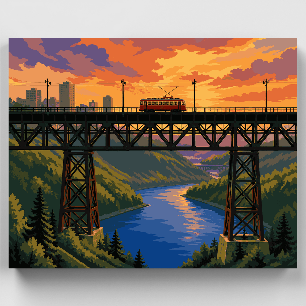 Puente High Level - Kit de pintura por números — Estándar