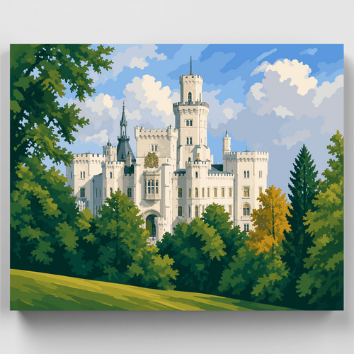 Hluboka Castle - Paint by Numbers Kit