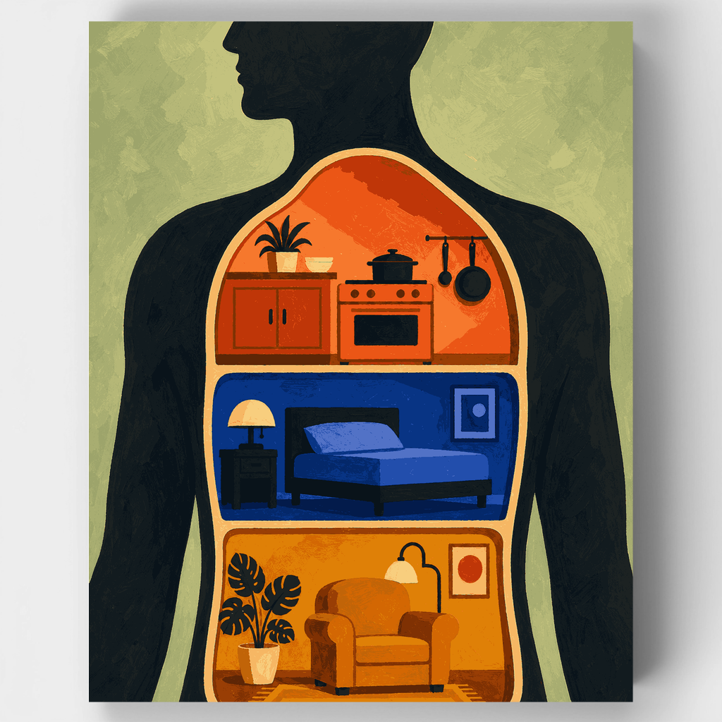 Home Within Body - Paint by Numbers Kit