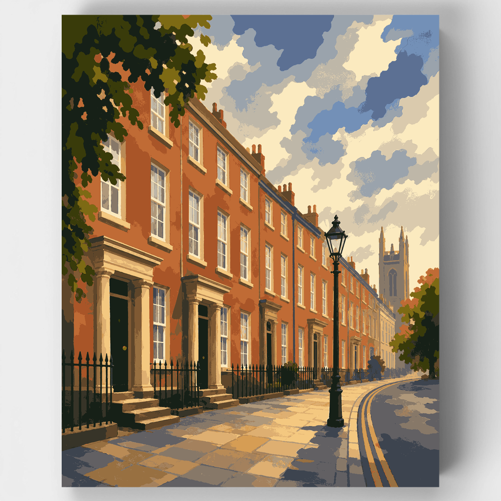 Hope Street Terrace - Kit de pintura por números — Estándar