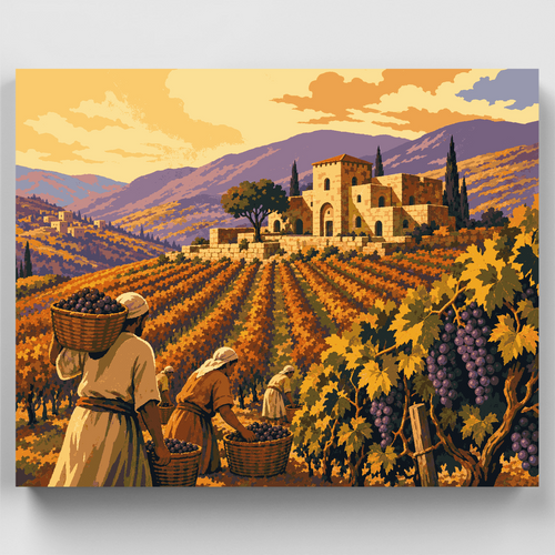Judean Hills Harvest - Paint by Numbers Kit
