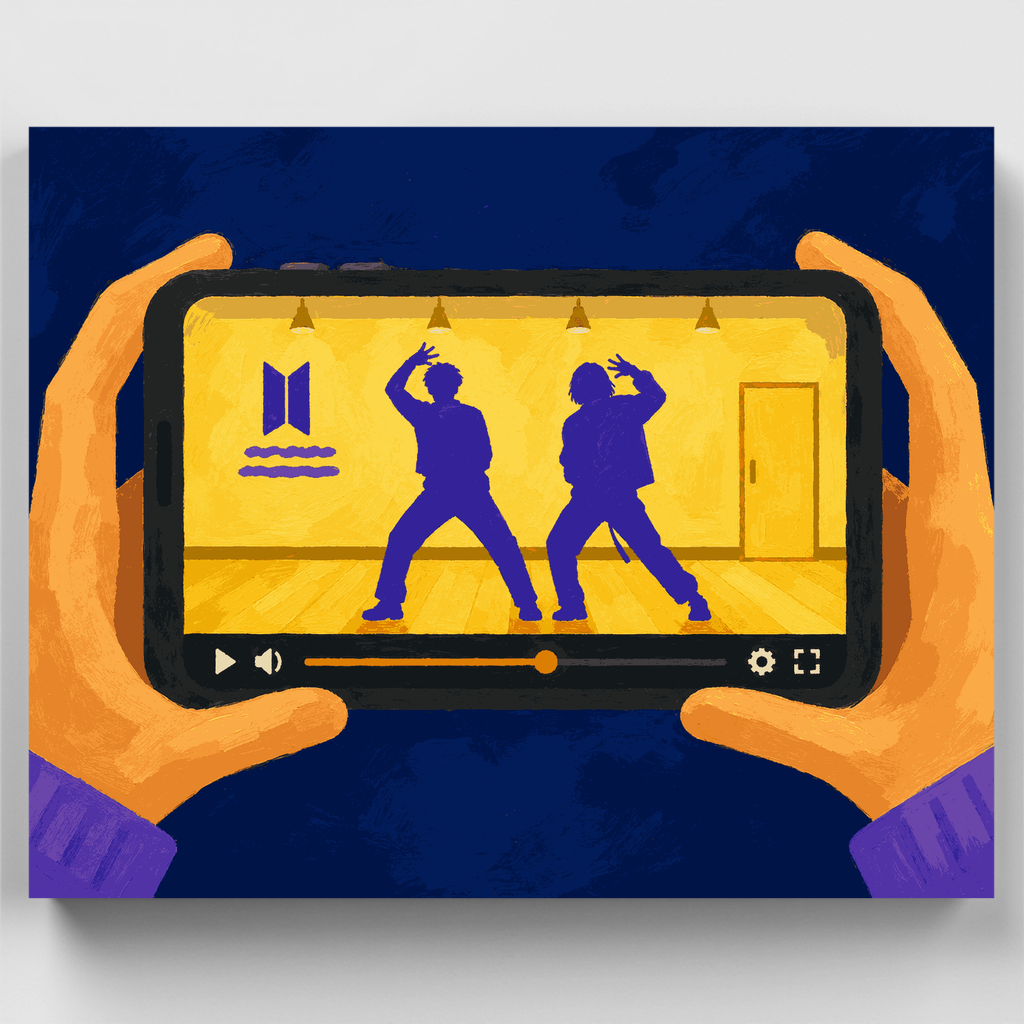 K-pop Dance Practice - Paint by Numbers Kit