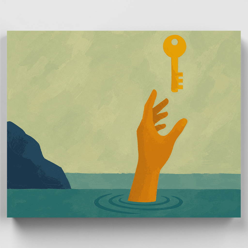 Llave fuera de alcance - Kit de pintura por números — Estándar