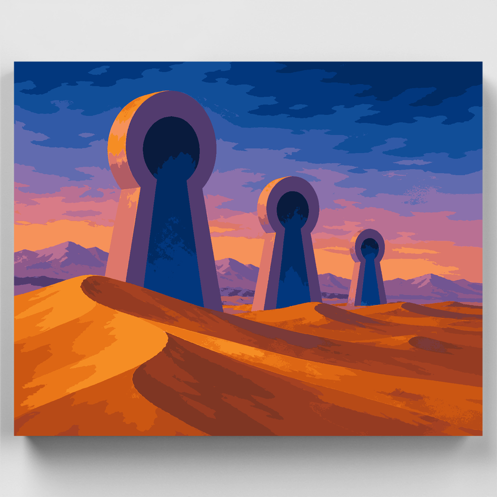 Keyhole Desert Dunes - Paint by Numbers Kit