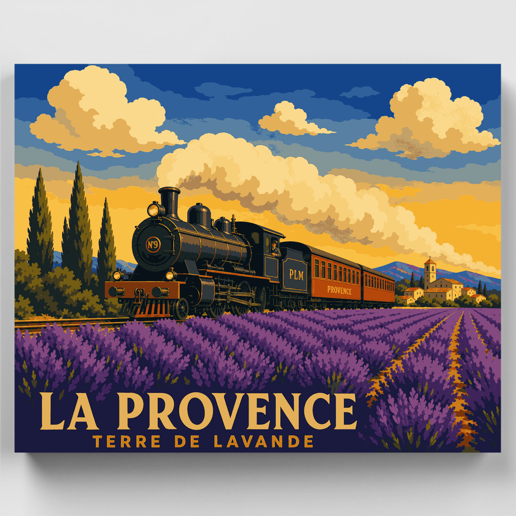 La Provence - Terre de Lavande - Paint by Numbers Kit