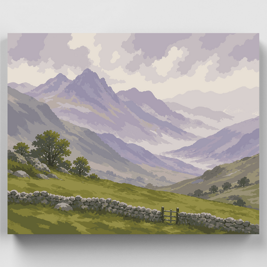 Langdale Pikes Mist - Paint by Numbers Kit